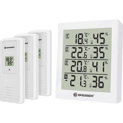 Product Μετεωρολογικός Σταθμός Bresser Temeo Hygro Quadro white base image