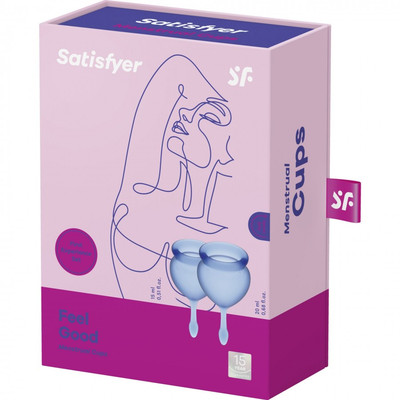 Product Κύπελλο Eμμηνόρροιας Satisfyer Feel Good Menstrual Cup Dark Blue base image
