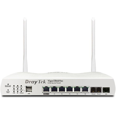 Product Router DrayTek Vigor 2866ax WLAN-AC ModemR. ADSL2+/VDSL2/G.Fast retail base image