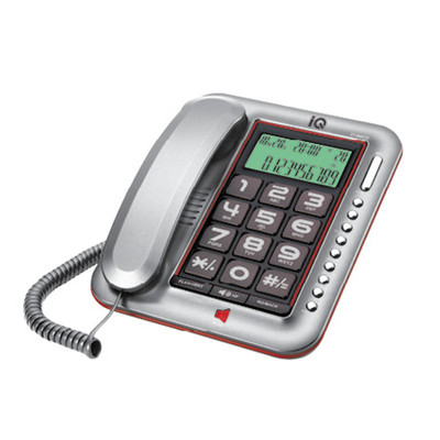 Product Ενσύρματο Τηλέφωνο IQ Dt-890cid Silver base image