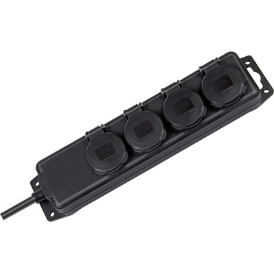 Product Πολύπριζο Brennenstuhl Extension Lead 4-fold black 2m base image