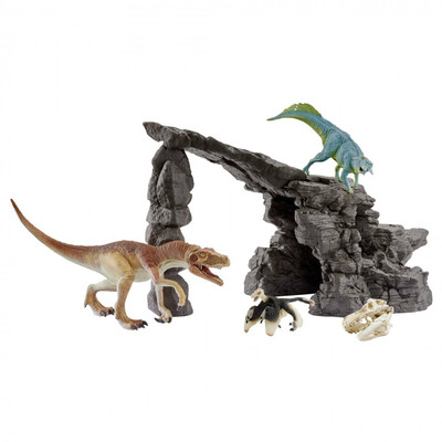 Product Φιγούρα Schleich Dinosaurs 41461 Dinoset with Cave base image