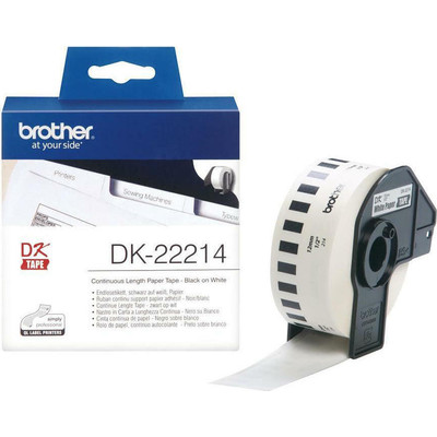 Product Ταινία Ετικετογράφου Brother DK-22214 - 12 mm - Black to White base image