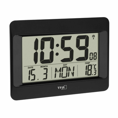 Product Μετεωρολογικός Σταθμός TFA 60.4519.01 Radio Controlled Clock with Temperature base image