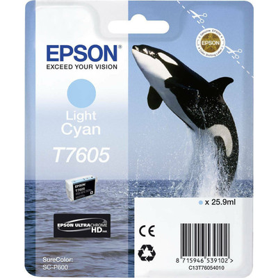 Product Μελάνι Epson light cyan T 7605 base image