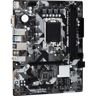 Product Motherboard ASRock Intel 1700 B760M- HDV/M/2 D4 base image