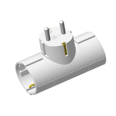 Product Ταφ Entac Σούκο T (Earthed) Οριζόντιος base image