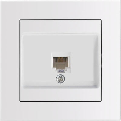 Product Πρίζα Τηλεφώνου Entac Arnold Recessed White base image