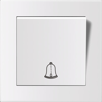 Product Διακόπτης Entac Arnold Recessed doorbell switch White base image
