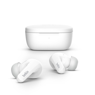 Product Bluetooth Handsfree Belkin Soundform Flow ANC In-Ear white AUC006BTWH base image
