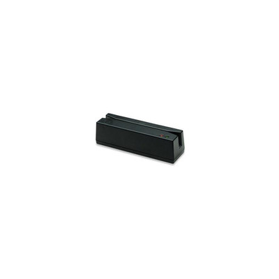 Product Αναγνώστης καρτας Manhattan magnetic card reader USB three track reader black base image