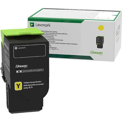 Product Toner Lexmark - yellow - original - LCCP, LRP base image