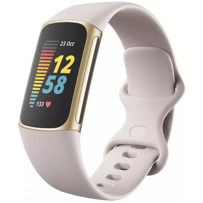 Product Μετρητής Δραστηριότητας Fitbit Charge 5 Lunar White / Soft Gold base image