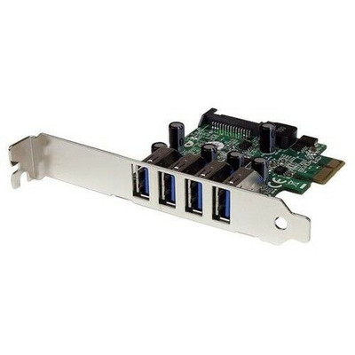 Product Controller PCIe StarTech 4x USB 3.0 with SATA UASP base image