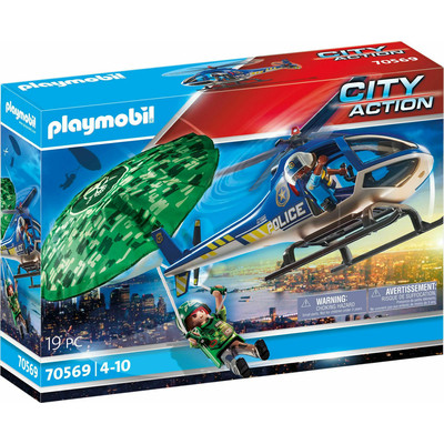 Product Playmobil City Action - Police Parachute Search (70569) base image