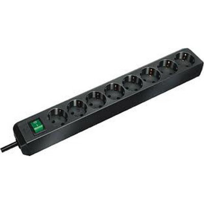 Product Πολύπριζο Brennenstuhl ECO-Line 8 fold black 3m + switch base image