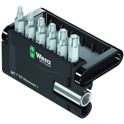 Product Σετ Μύτες Κατσαβιδιού Wera Bit-Check 7 TX universal 1 base image
