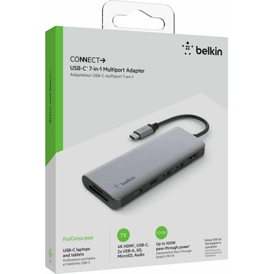 Product Docking Station Belkin CONNECT USB-C 7-in-1 AVC009btSGY base image