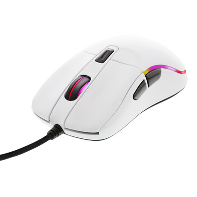 Product Ποντίκι Gaming Ενσύρματο Deltaco Optical 5000 DPI RGB USB Λευκό GAM-085-W base image