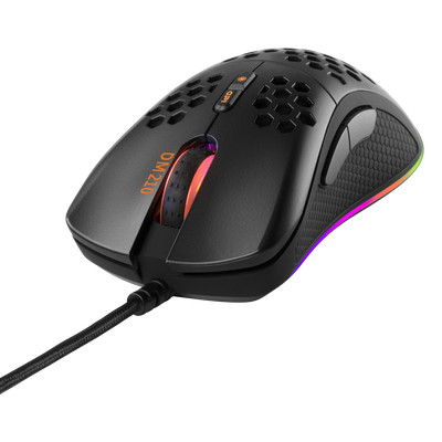Product Ποντίκι Gaming Ενσύρματο Deltaco DM210 7 Πλήκτρων 6400 DPI RGB USB Μαύρο GAM-108 base image