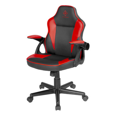 Product Καρέκλα Gaming Deltaco δερματίνης Junior Black/Red DC120R GAM-130-BR base image