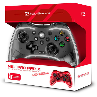 Product Gamepad Ready2gaming Nintendo Switch Pro Pad X-LED Edition Black base image