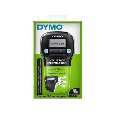 Product Ετικετογράφος Dymo 160 Value Pack with 3 D1-tapes 12mm Qwertz base image