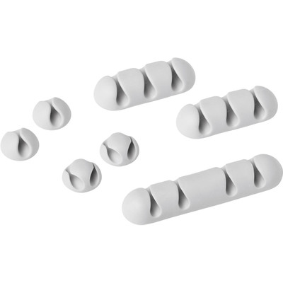 Product Σετ Τακτοποίησης Καλωδίων Durable Cavoline Clip Mix 504110 self-adh. Cable Clips grey 7pcs base image