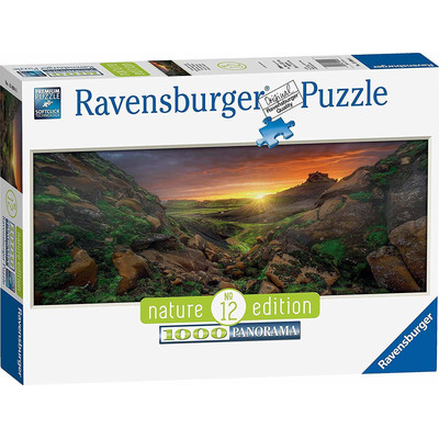 Product Παζλ Ravensburger Sun over Iceland, Panorama 1000 Pieces base image