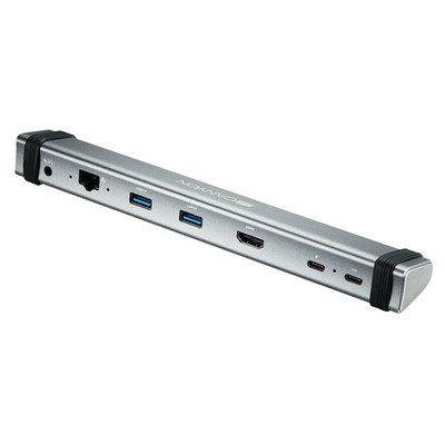 Product Docking Station Canyon USB-6-in1 USB-C > HDMI/2xUSB/USB-C/RJ45/Audio 60W retail base image