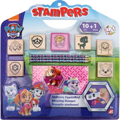 Product Χειροτεχνίες AS Stampers Nickelodeon Paw Patrol - Female Dogs Amazing Stampers Set (1023-63030) base image