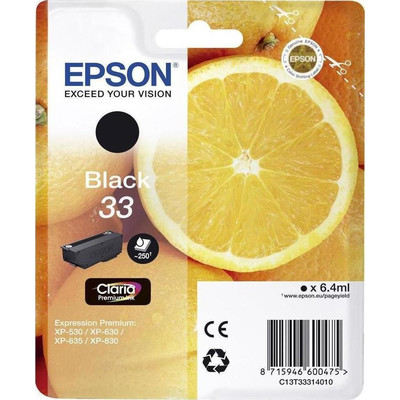 Product Μελάνι Epson black Claria Premium 33 T 3331 base image