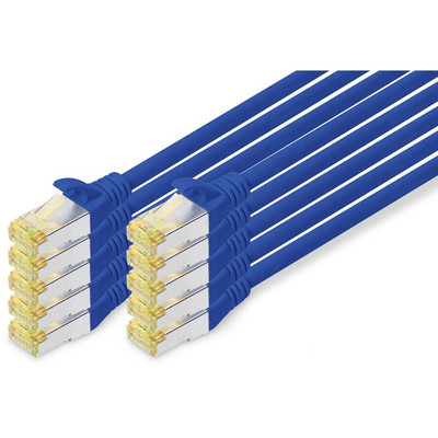 Product Καλώδιο Δικτύου Digitus CAT 6A S/FTP 10 pieces, 3m, blue base image