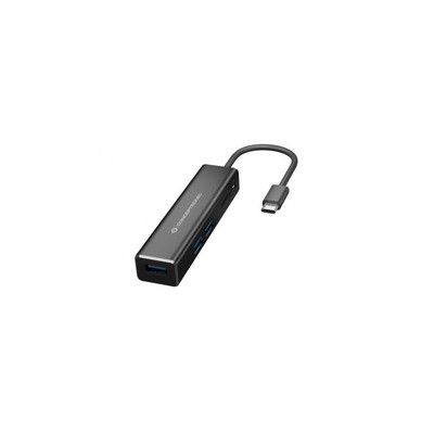 Product USB Hub CONCEPTRONIC 3-Port USB-CtoUSB-A 3.0/SD/MicroSD/TF card slot base image