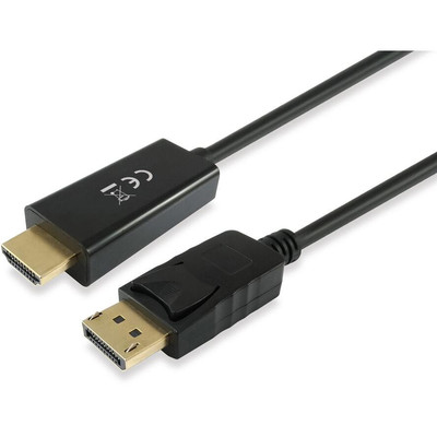 Product Καλώδιο DisplayPort Equip -> HDMI M/M 5.0m 4K/30Hz Black base image