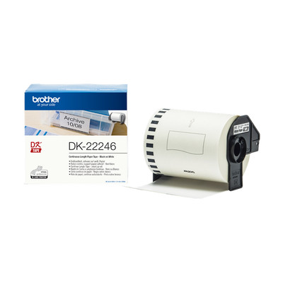 Product Θερμικό χαρτί Brother DK-22246 - Continuous labels - 1 roll (s) - Roll (10.3 cm x 30.48 m) base image