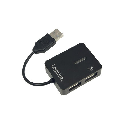 Product USB Hub LogiLink "Smile" 4-Port o. NT Black base image