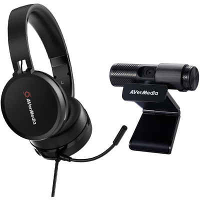 Product Webcam AVerMedia Video Conference Kit 317 (BO317) + Headset base image