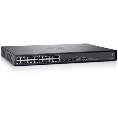 Product Network Switch LevelOne 24x GE GTL-2691 2xGE 4xGSFP 19" base image