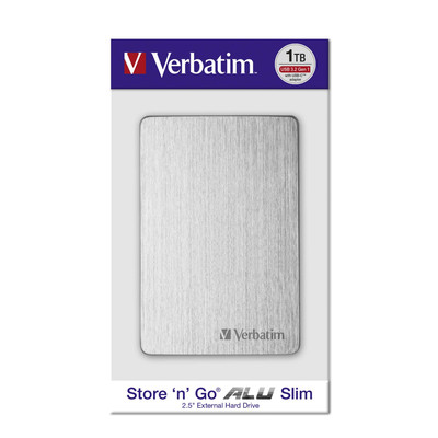 Product Εξωτερικός Σκληρός Δίσκος 1TB Verbatim Store n Go 2,5 USB 3.2 Silver base image