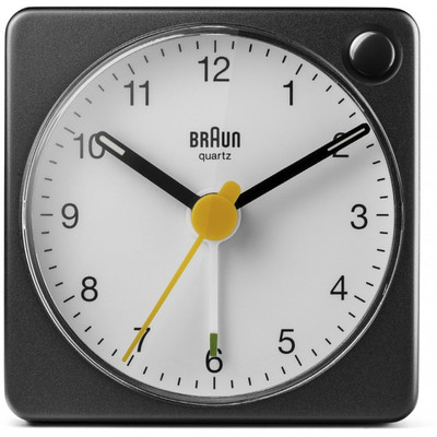 Product Ρολόι Ξυπνητήρι Black/White With Light Switch Braun Bc 02 Xbw (67023) base image