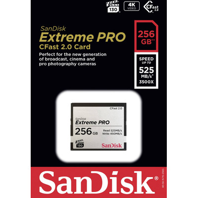 Product Κάρτα Μνήμης CF 256GB SanDisk VPG130 Extreme Pro base image