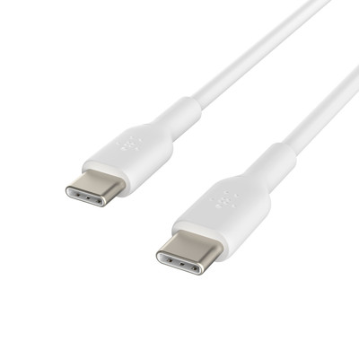 Product Καλώδιο Belkin USB-C/USB-C 1m PVC, white CAB003bt1MWH base image
