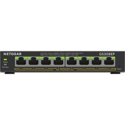 Product Network Switch NETGEAR 8x GE GS308EP-100PES base image