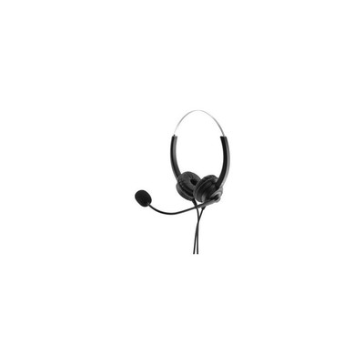 Product Headset MediaRange binaural stereo USB 2.0 black base image