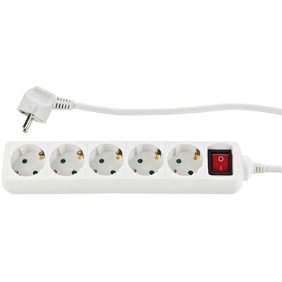 Product Πολύπριζο Με Διακόπτη REV Socket line 5-fold 3,0 m white base image