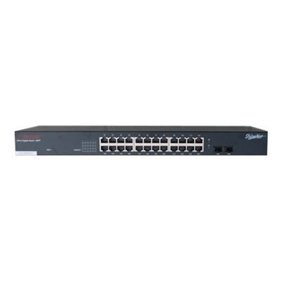 Product Network Switch 48,3cm Longshine 24x GE GS9126 2x mini-GBIC base image