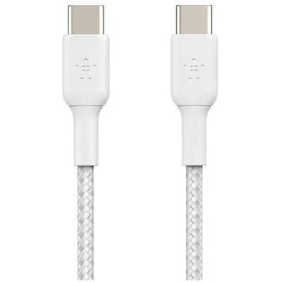 Product Καλώδιο Belkin USB-C/USB-C 1m coated, white CAB004bt1MWH base image