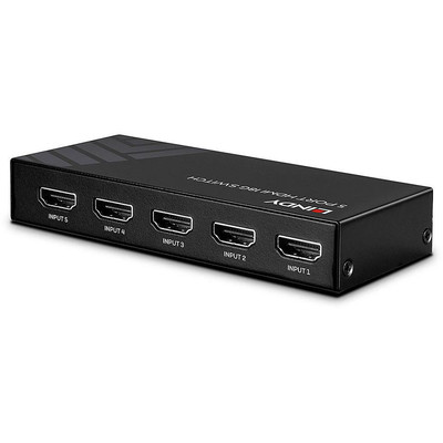 Product HDMI Switch Lindy 5 Port 18G base image