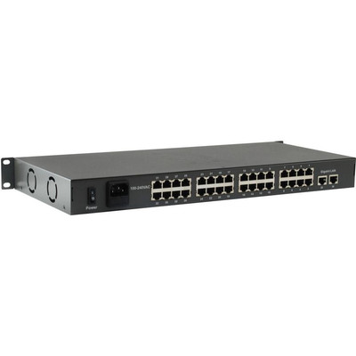 Product Network Switch LevelOne 34x FE FGP-3400W380 2xGE 19" 380W 32xPoE base image